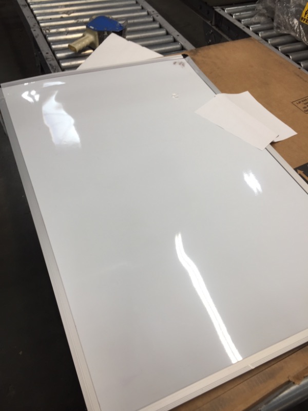 Photo 2 of VIZ-PRO Dry Erase Board/Whiteboard 36X24"
MINOR DAMAGE