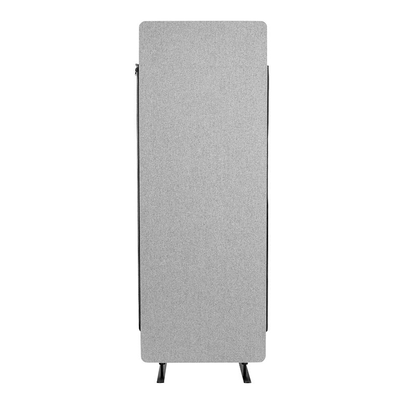 Photo 1 of ReFocus Acoustic Room Dividers | Office Partitions - Reduce Noise and Visual Distractions with These Easy to Install Wall Dividers (24 in x 66 in, Cool Grey)