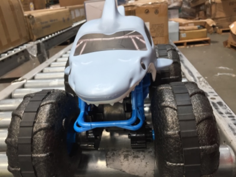 Photo 1 of Monster Jam, Official Megalodon Storm All-Terrain Remote Control Monster Truck Toy Vehicle, 1:15 Scale