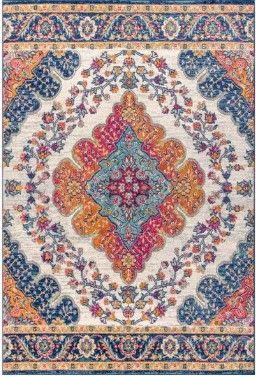 Photo 1 of Bohemian FLAIR Boho Vintage Medallion Area Rug 4 ft x 6 ft