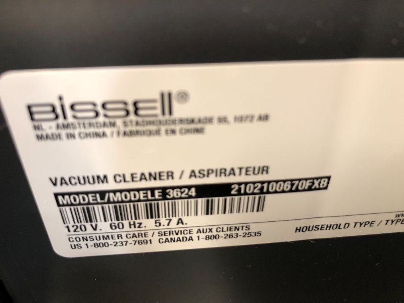 Photo 7 of Bissell 3624 SpotClean Professional Portable Carpet Cleaner