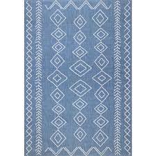 Photo 1 of 
nuloom serna moroccan diamonds rug  blue 5ft 3in x 7ft 6in