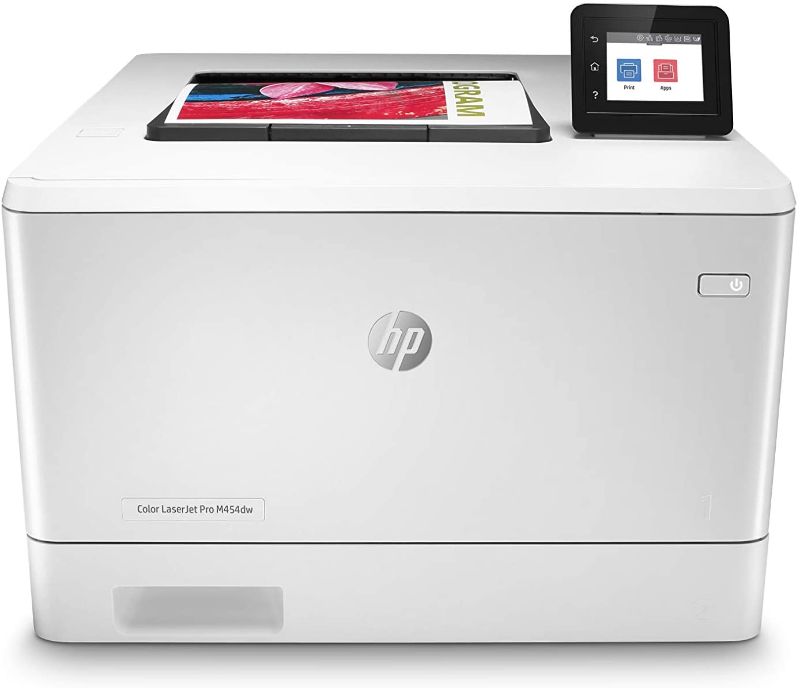 Photo 1 of HP Color LaserJet Pro M454dw Wireless Laser Printer, Double-Sided & Mobile Printing, Security Features (W1Y45A)
