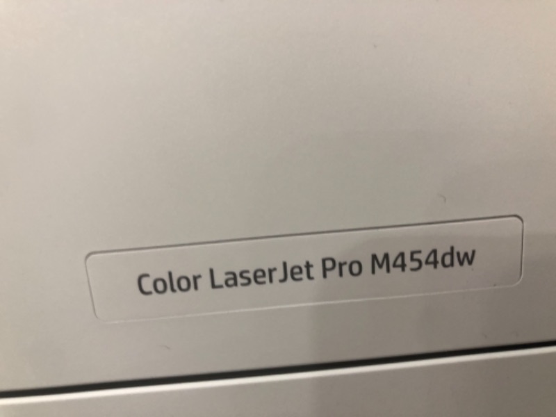 Photo 4 of HP Color LaserJet Pro M454dw Wireless Laser Printer, Double-Sided & Mobile Printing, Security Features (W1Y45A)
