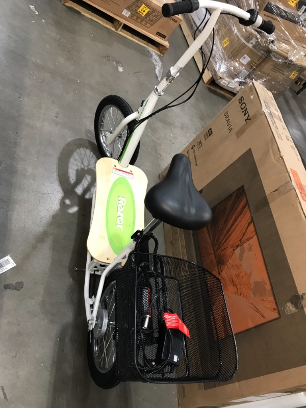 Photo 2 of Razor EcoSmart Metro Electric Scooter – Padded Seat, Wide Bamboo Deck, 16" Air-Filled Tires, 500w High-Torque Motor, Up to 18 mph, 12-Mile Range, Rear-Wheel Drive
