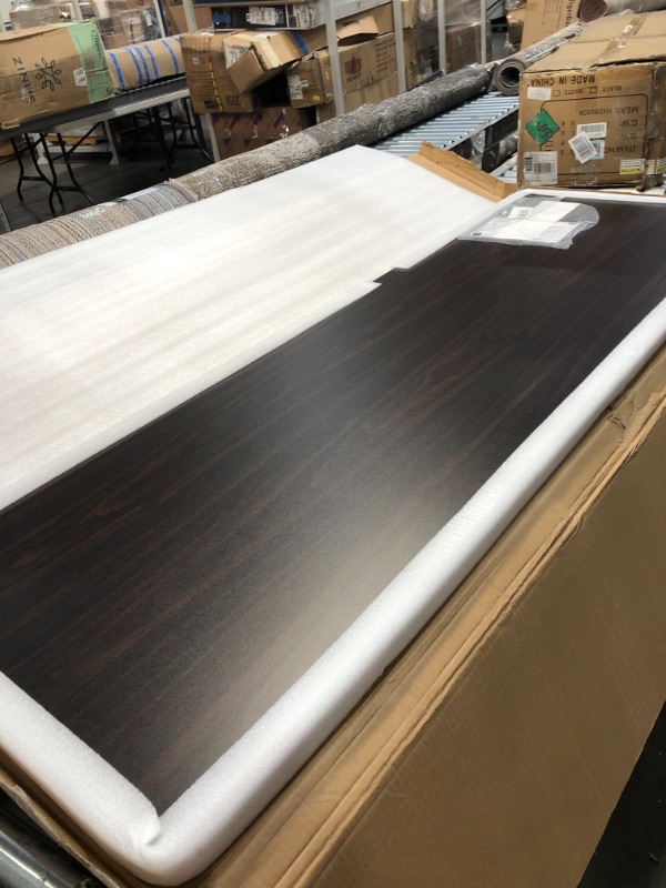 Photo 2 of Regency 72" x 24" Rectangle Laminate Table Top- Mahogany/ Mocha Walnut