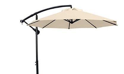 Photo 1 of ABCCANOPY Patio Umbrellas,, 9 FT Outdoor Market Umbrella,, ,Light Beige