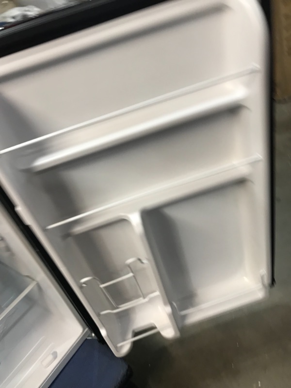 Photo 3 of Frigidaire - 4.5 Cu. Ft. Mini Fridge with Top Freezer - Silver