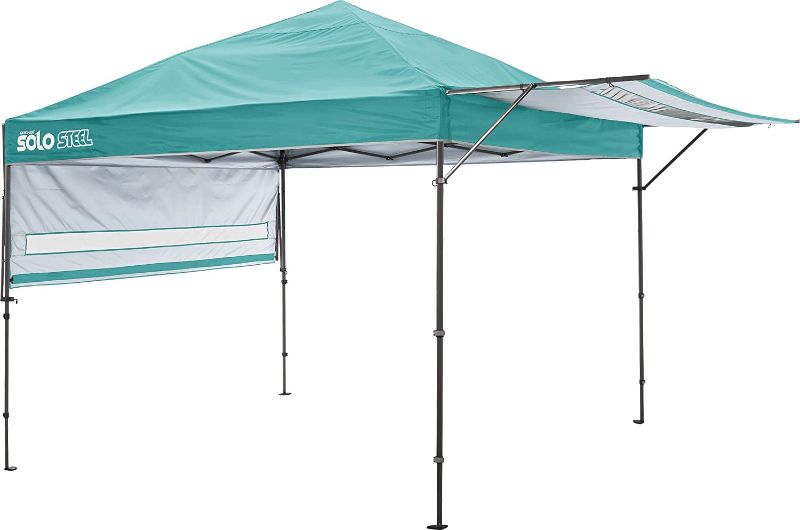 Photo 1 of Solo Steel 10 x 17 ft. Straight Leg Canopy - Black