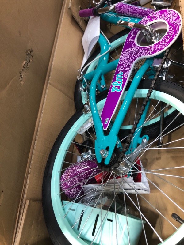 Photo 1 of Schwinn Elm Girls Bike for Toddlers and Kids, 12, 14, 16, 18, 20 inch wheels for Ages 2 Years and Up, Pink, Purple or Teal, Balance or Training Wheels, Adjustable Seat