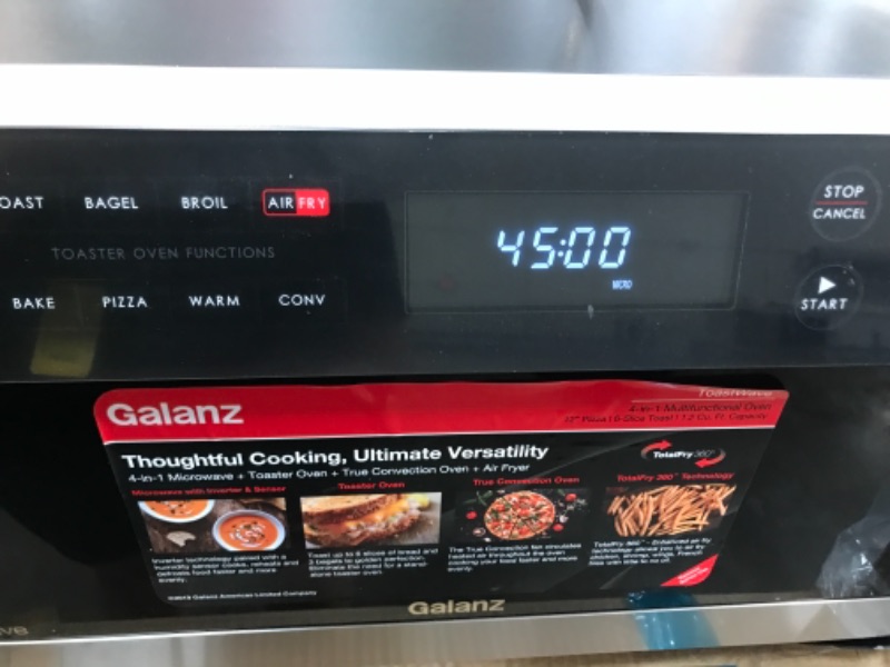 Photo 6 of 1.2 cu. ft. Countertop ToastWave 4-in-1 Convection Oven, Air Fry, Toaster Oven, Microwave in Stainless Steel