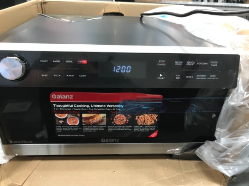 Photo 4 of 1.2 cu. ft. Countertop ToastWave 4-in-1 Convection Oven, Air Fry, Toaster Oven, Microwave in Stainless Steel