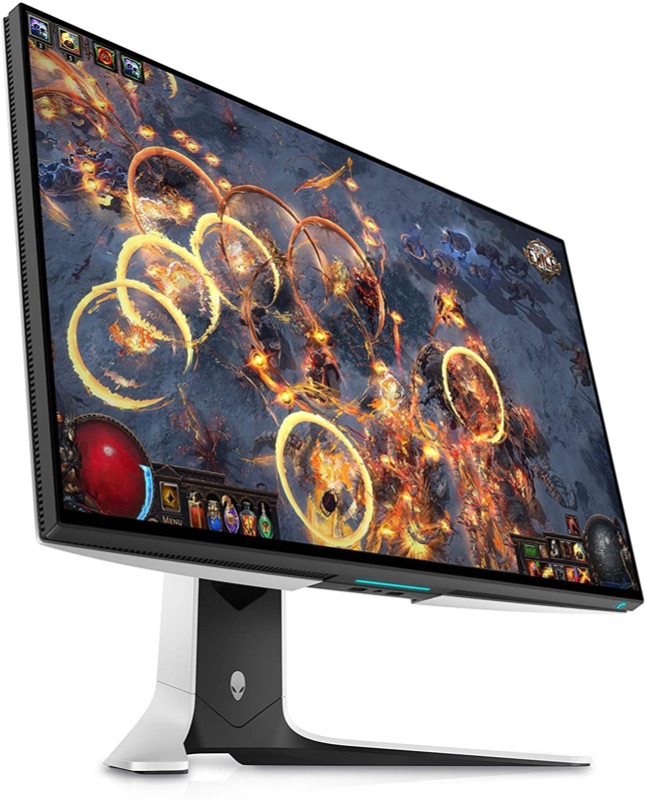 Photo 1 of Alienware 27 Gaming Monitor - AW2721D (Latest Model) - 240Hz, 27-inch QHD, Fast IPS Monitor with VESA DisplayHDR 600, NVIDIA G-SYNC Ultimate Certification and IPS Nano Color Technology, White, XW3CK