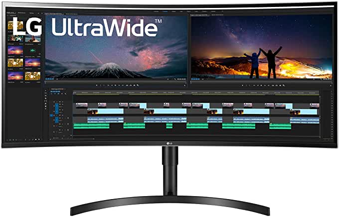 Photo 1 of 38” UltraWide Curved WQHD+ IPS HDR10 Monitor (HDMI)