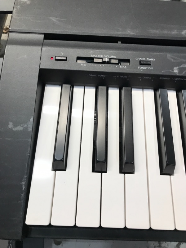 Photo 1 of Yamaha P71 88-Key Weighted Action Digital Piano with Sustain Pedal and Power Supply