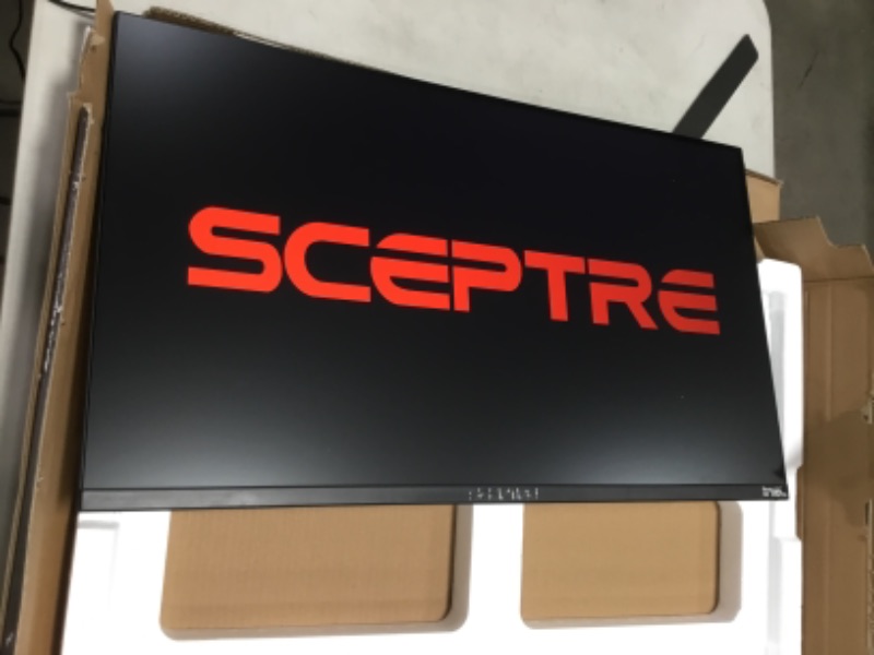 Photo 2 of Sceptre IPS 27" Gaming 165Hz 144Hz HDMI DisplayPort FHD LED Monitor, AMD FreeSync FPS RTS Build-in Speakers Machine Black 2020