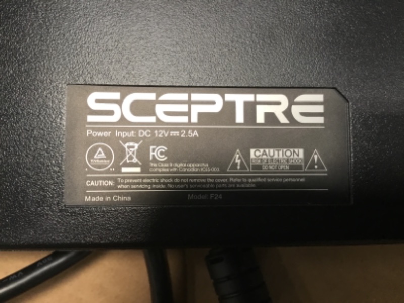 Photo 3 of Sceptre E248W-19203R 24" Ultra Thin 75Hz 1080p LED Monitor 2x HDMI VGA Build-in Speakers, Metallic Black 2018