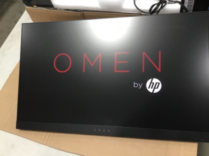 Photo 2 of HP OMEN - 27" LED QHD AMD FreeSync Gaming Monitor with HDR - Black