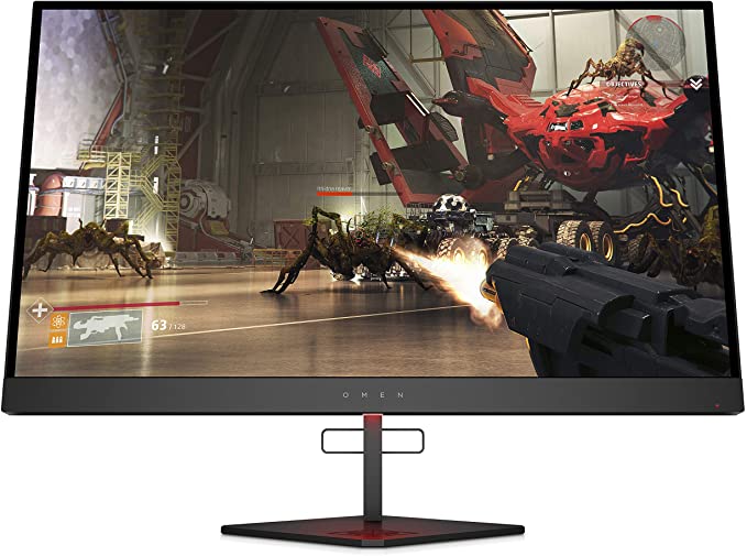 Photo 1 of HP OMEN - 27" LED QHD AMD FreeSync Gaming Monitor with HDR - Black