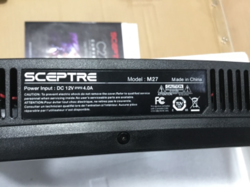 Photo 3 of Sceptre Curved 27" Gaming Monitor up to 165Hz DisplayPort 144Hz HDMI Edge-Less AMD FreeSync Premium