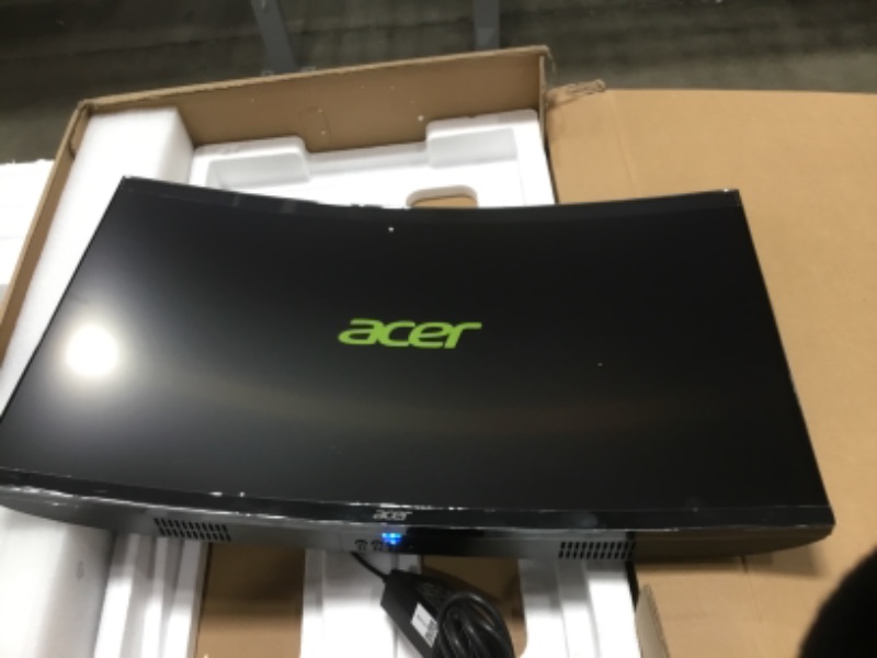 Photo 2 of Acer Nitro XZ270 Xbmiipx 27" 1500R Curved Full HD (1920 x 1080) VA Zero-Frame Gaming Monitor with Adaptive Sync, 240Hz Refresh Rate and 1ms VRB (Display Port & 2 x HDMI 2.0 Ports) , Black