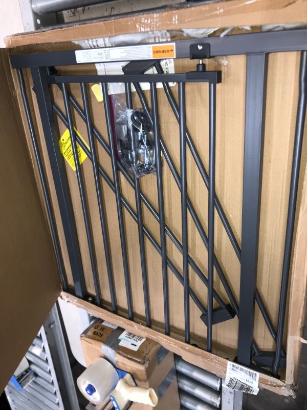 Photo 2 of Dreambaby Ava Baby Safety Gate (Charcoal)
29.5- 39in using the included 2 x 3.5" 