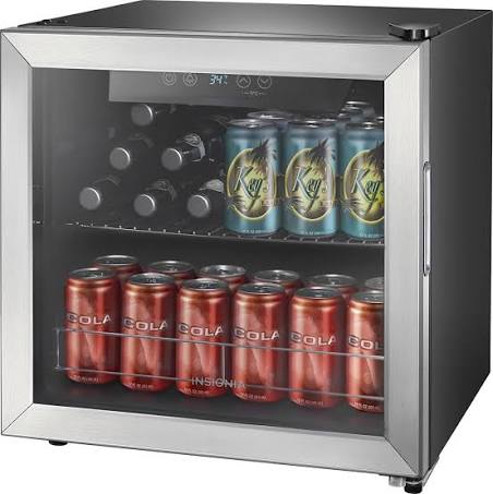 Photo 1 of 48-Can Beverage Cooler - Stainless steel/Silver