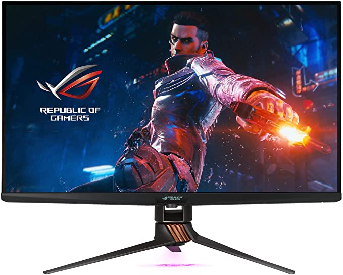 Photo 1 of ASUS ROG Swift 32” 4K HDR 144Hz DSC Gaming Monitor (PG32UQX) - UHD (3840 x 2160), Mini-LED IPS, G-SYNC Ultimate, Local dimming, Quantum Dot Technology, DisplayHDR 1400, Eye Care, DisplayPort, HDMI