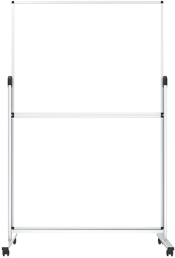 Photo 1 of VIZ-PRO Mobile Room Divider/Office Partition, Double-Sided Magnetic Whiteboard 