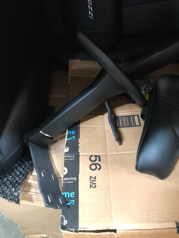 Photo 1 of Arozzi Milano Enhanced Gaming Chair, Black