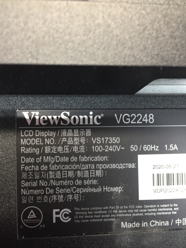 Photo 6 of ViewSonic - 21.5" USB 3.0 IPS LED FHD Monitor (DisplayPort, HDMI, USB, VGA)