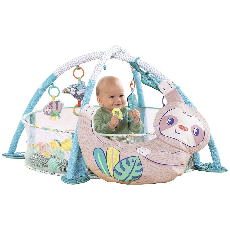 Photo 1 of Infantino 4-in-1 Jumbo Baby Activity Gym & Ball Pit - Combination Baby Activity Gym and Ball Pit for Sensory Exploration and Motor Skill Development, for Newborns, Babies and Toddlers
