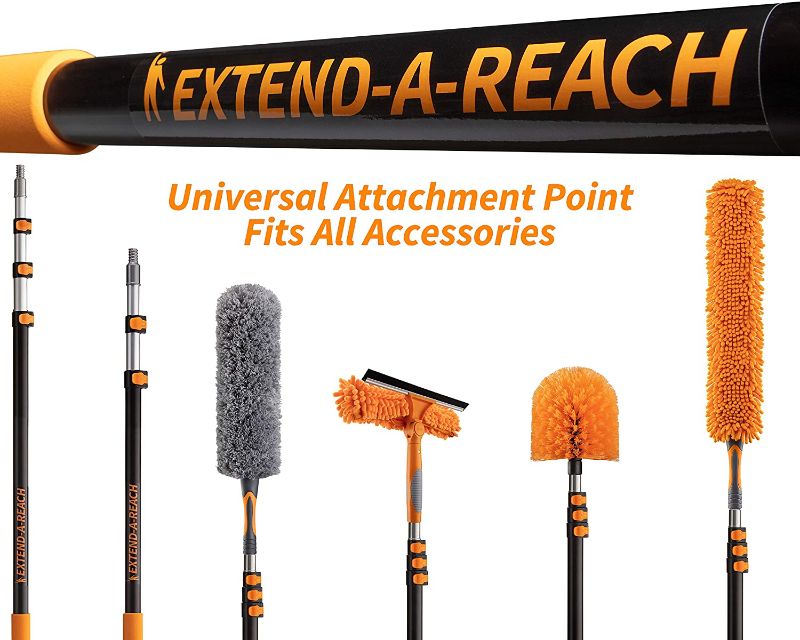 Photo 1 of 30 Foot High Reach Duster Kit with 7-24 ft Extension Pole // High Ceiling Duster Cleaning Kit with Telescopic Pole // Cobweb Duster // Feather Duster and Ceiling Fan Duster // The Ultimate Dusting Kit
**MISSING COMPONENTS**