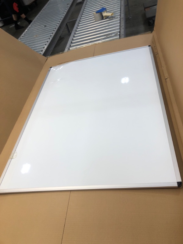 Photo 2 of Large 72" x 40" Magnetic Dry Erase Board - Wall Mounted Whiteboard White Board with Pen Tray