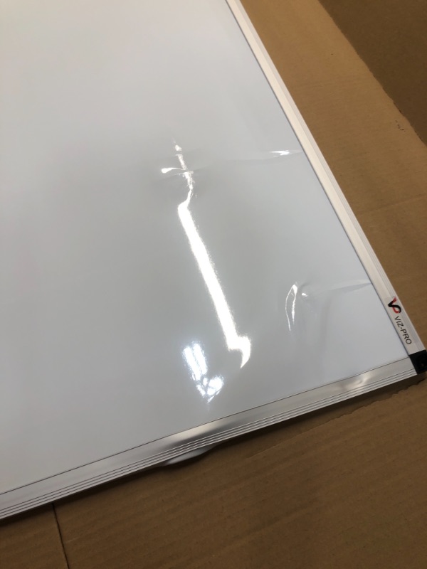 Photo 3 of Large 72" x 40" Magnetic Dry Erase Board - Wall Mounted Whiteboard White Board with Pen Tray