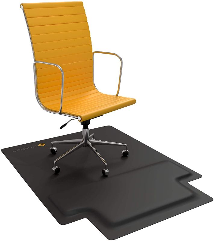 Photo 1 of Office Chair Mat with Anti Fatigue Cushioned Foam - Chair Mat for Hardwood Floor with Foot Rest Under Desk - 2 in 1 Chairmat Standing Desk Anti-Fatigue Comfort Mat for Hard Floor
50" x 36"
