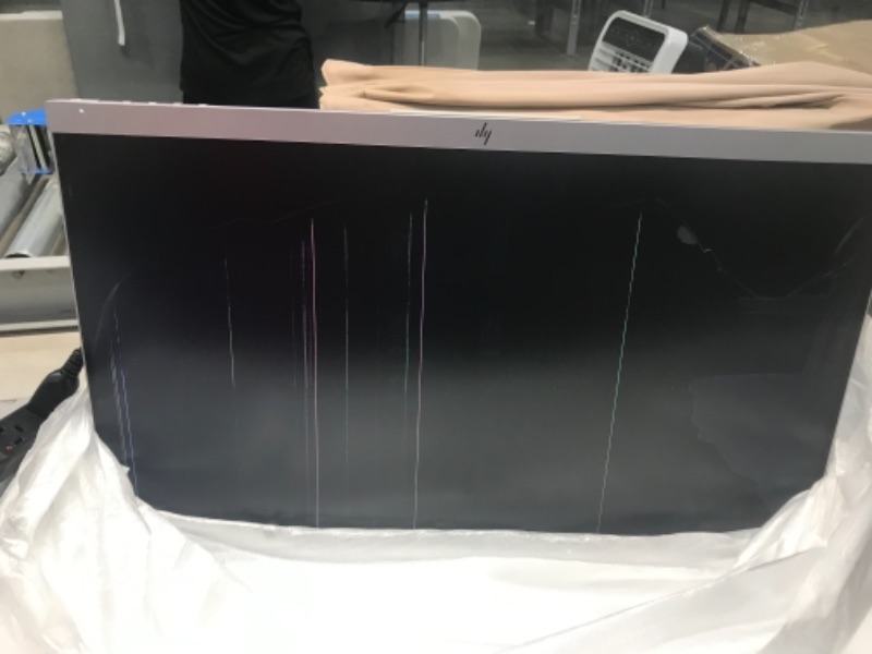Photo 1 of DAMAGED HP EliteDisplay E233 | 23" Monitor | HD IPS Screen | Silver | 1FH46A8
