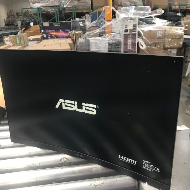 Photo 2 of ASUS TUF Gaming 27 in" 2K HDR Curved Monitor (VG27WQ1B) - WQHD (2560 x 1440), 165Hz (Supports 144Hz), 1ms, Extreme Low Motion Blur, Speaker, FreeSync Premium, VESA Mountable, DisplayPort, HDMI , BLACK
