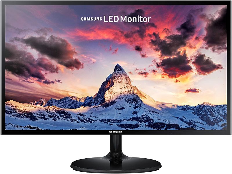 Photo 1 of Samsung 24 in" FHD Flat Monitor with Super-Slim Design - LS24F354FHNXZA, Black
