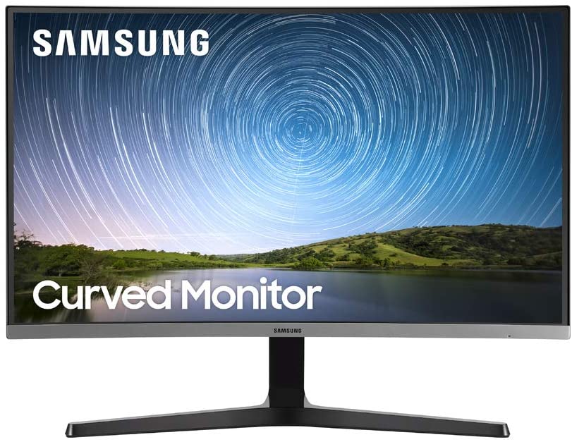 Photo 1 of SAMSUNG 27-Inch CR50 Frameless Curved Gaming Monitor (LC27R500FHNXZA) – 60Hz Refresh, Computer Monitor, 1920 x 1080p Resolution, 4ms Response, FreeSync, HDMI,Black
