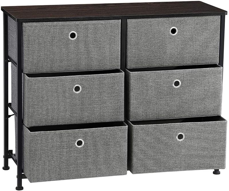 Photo 1 of SONGMICS Storage Drawer Units, 31.5", Gray
