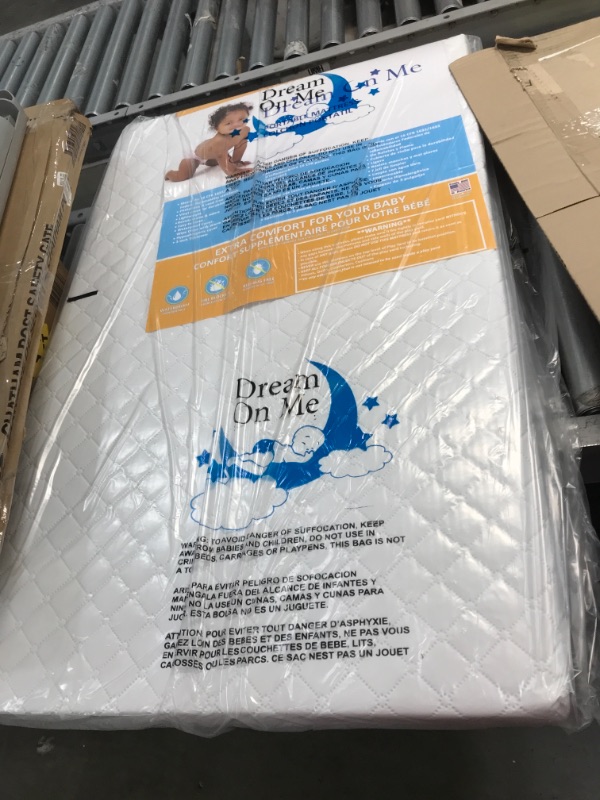 Photo 2 of Dream On Me, Holly 3 in ” Fiber Portable Crib Mattress I Waterproof I Greenguard Gold Certified
