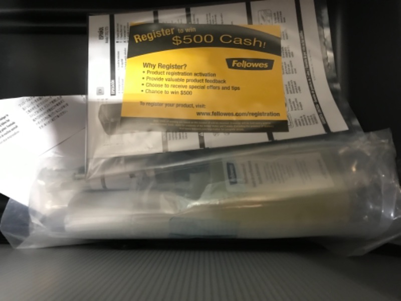 Photo 1 of Fellowes, Inc Shredder,Cross Cut, 18 Sht Cap Black 