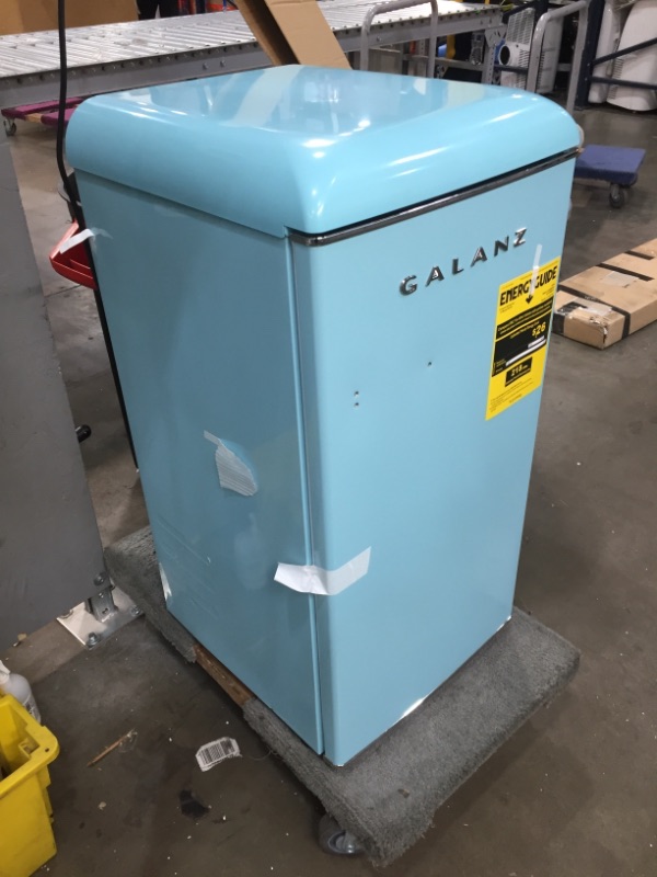 Photo 2 of Galanz Retro 3.3 cu ft Refrigerator - Blue