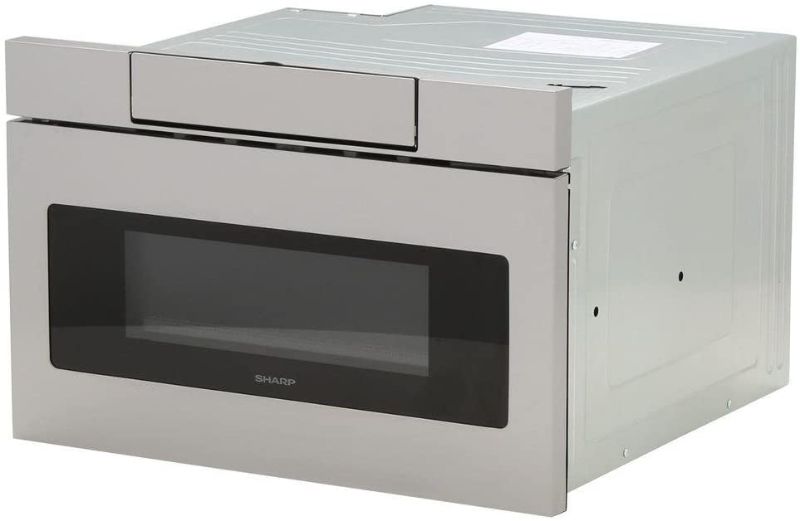 Photo 1 of Sharp SMD2470AS Microwave Drawer Oven, 24-Inch 1.2 Cu. Feet, Stainless Steel
