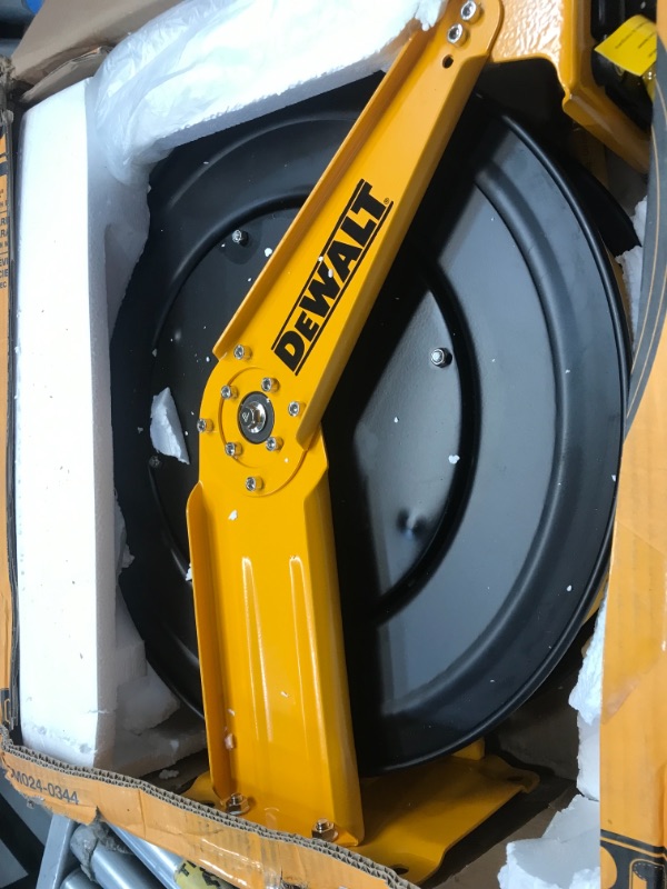 Photo 3 of DEWALT DXCM024-0344 Double Arm Hose Reel with 1/2" x 50' Premium Rubber Hose
