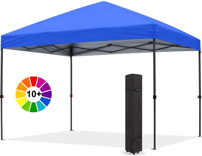 Photo 1 of ABCCANOPY Durable Easy Pop up Canopy Tent 10x10, Royal Blue 
