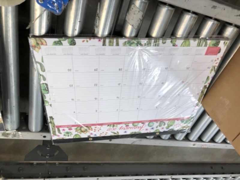 Photo 2 of 2 pack 2021 Desk Calendar - Jan 2021 - Dec 2021, 12 Months Large Desk Calendar Desktop, 22" x 16.8", Monthly Desk or Wall Calendar, Large Ruled Blocks, Perfect for Planning and Organizing for Home or Office
