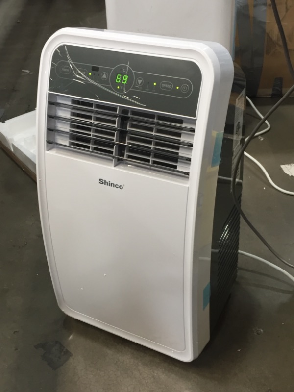 Photo 2 of Shinco 8,000 BTU Portable Air Conditioners with Built-in Dehumidifier, Different Fan Modes, for Rooms to 200 sq.ft, Remote Control, Complete Window Exhaust Kit TESTED AND FUNCTIONS
