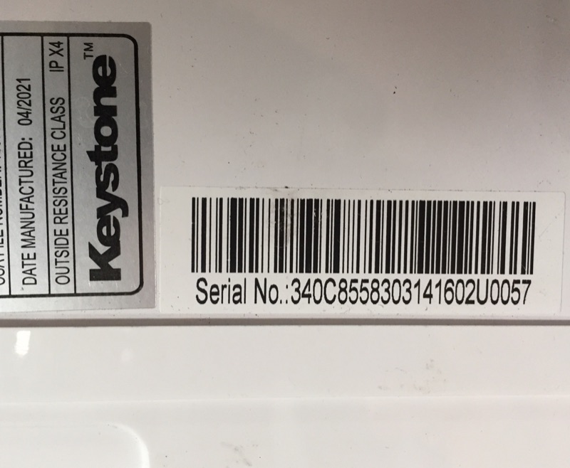 Photo 4 of DAMAGED!
Keystone 8,000 BTU Window Mounted Air Conditioner | Follow Me LCD Remote Control | Energy Saver Sleep Mode | 24H Timer | Auto-Restart | AC for Rooms up to 350 Sq. Ft | KSTAW08BE, 13.400,